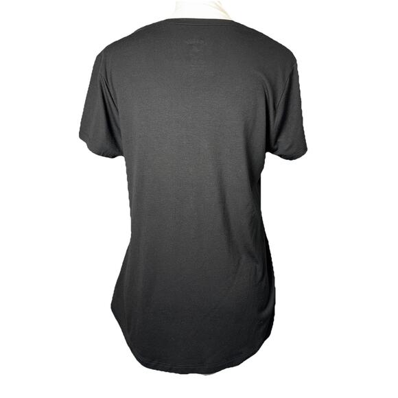 NWT League 91 University Of Oregon Small Black Green T-Shirt Curve Hem Ducks Tee - Picture 3 of 6